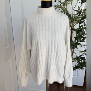 Jessica Simpson Cream Turtleneck Sweater